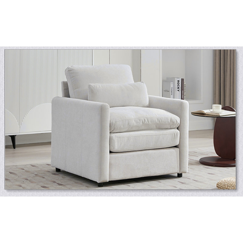 Fauteuil surdimensionné confortable avec des matériaux de qualité supérieure pour une détente ultime dans les salons, parfait pour les soirées douillettes et la lecture.