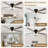 60" Farmhouse 5 - Blade Flush Mount Low Profile Indoor Standard Ceiling Fan With Remote Control And Light Kit Included-790616364