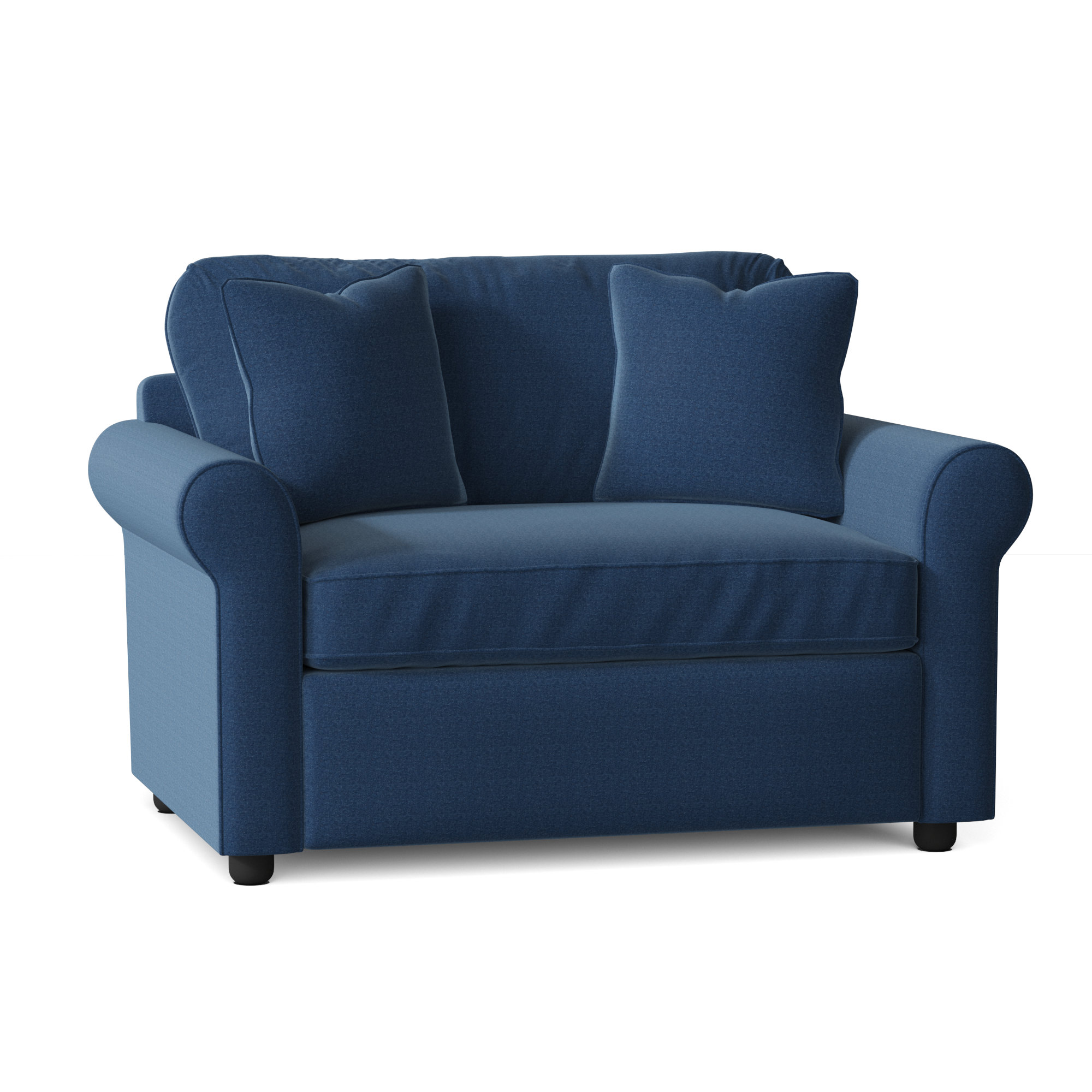 Warrington Upholstered Accent Chair, Classic Indigo Denim