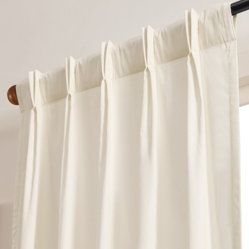 Ted Baker Princess Olive 31 X 84 Curtain Panel Pair (Set Of 2), White, 50" W x 95" L