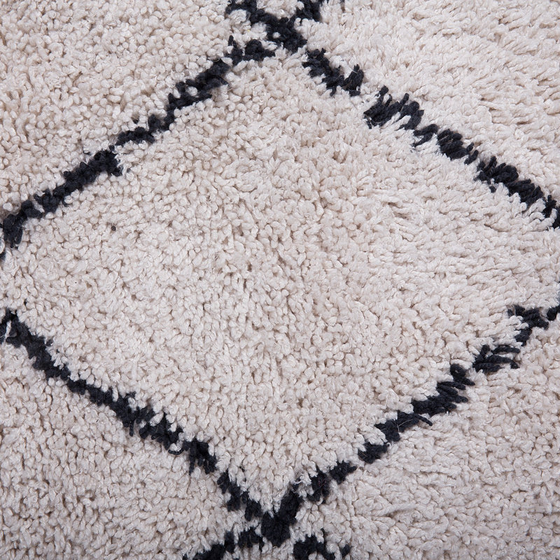 Azura Geometric Synthetic Hand Woven Area Rug, Rectangle: 160 x 230cm