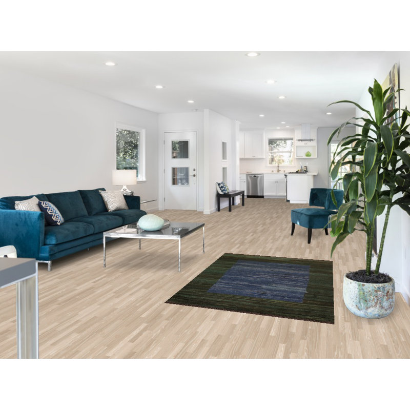 Tapis bleu et vert Gabbeh