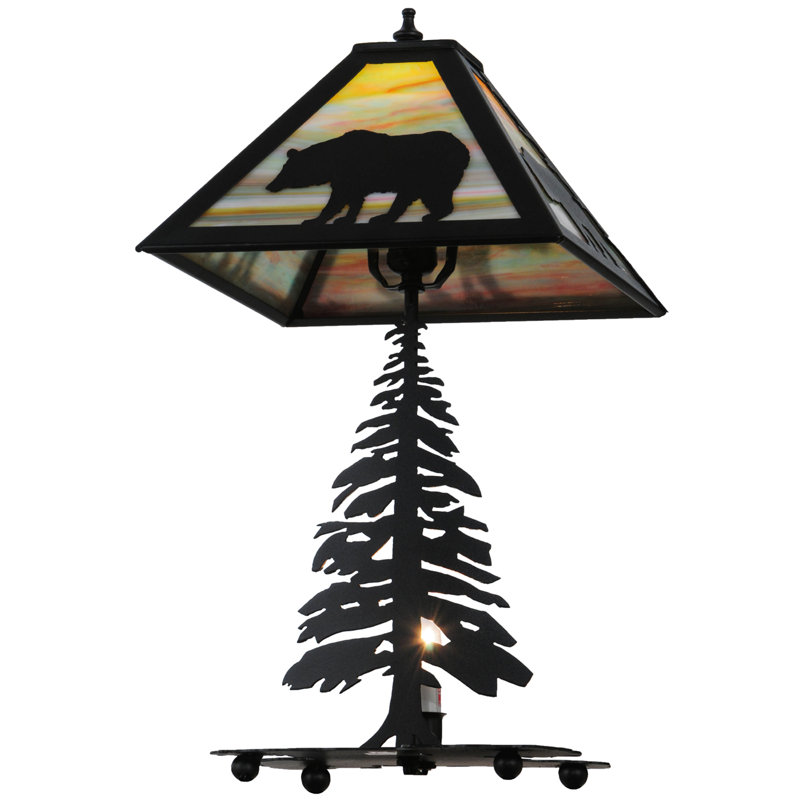 Rustic Lodge Table Lamp