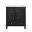 Meuble-lavabo simple 30 po avec comptoir en céramique Syliss