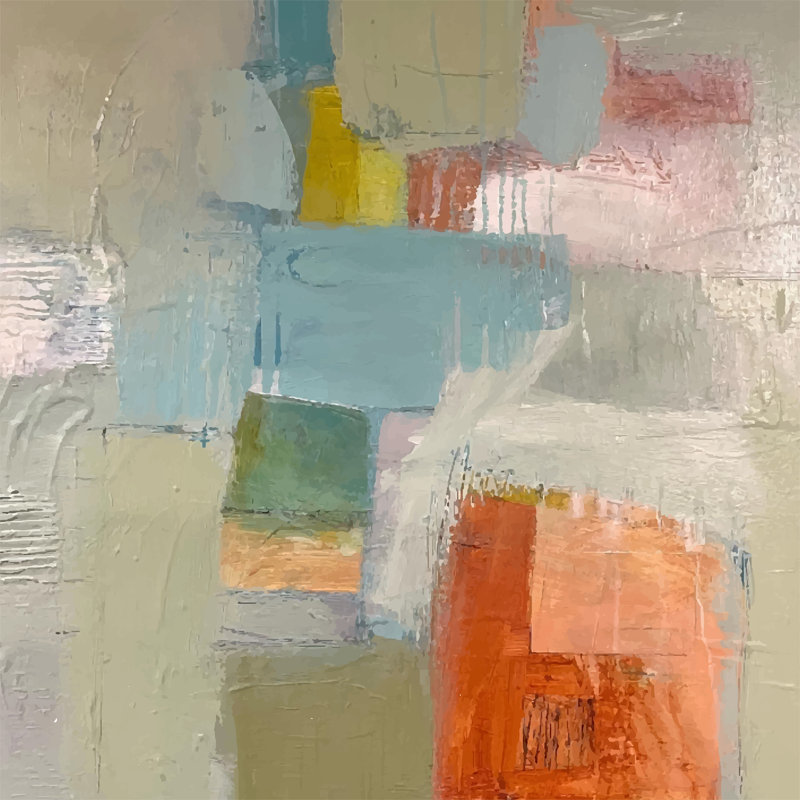 Painted Art by Unkown - Wrapped Canvas Print, 51cm H x 51cm W