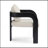 2-Pack Dining Chairs With Pillow Back, Beige Fabric, Solid Wood Frame-1222672702