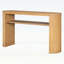 Console rustique avec pieds cannelés-1011548682