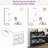 24 Pair Shoe Storage Cabinet with 4 Flip Drawers-1036874231