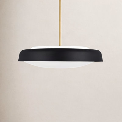 Draper 3 Light Steel Dimmable Pendant