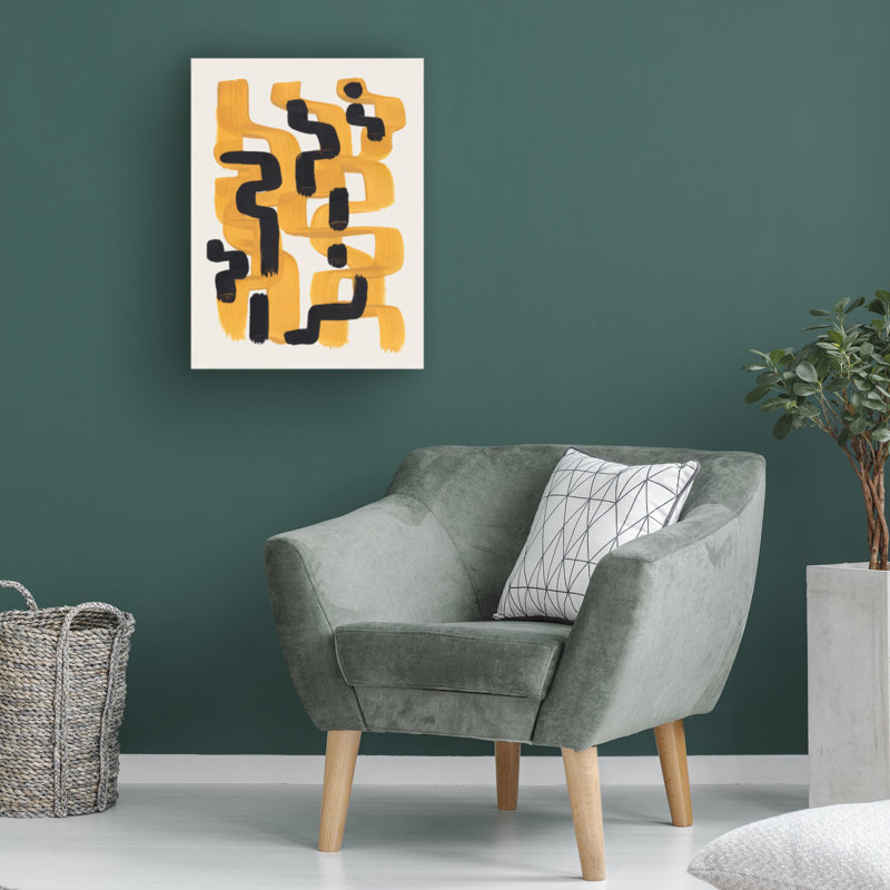 «Ejaaz Haniff Mustard Wiggle No2», art sur toile