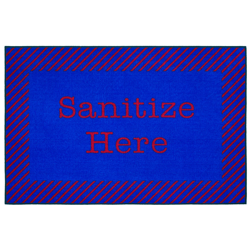 Tapis bleu / rouge touffeté KID $ Value