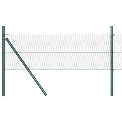 Hexagon Fence Green Steel