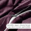 Ensemble de housse de couette en mauve Southshore Basics de Southshore Basics en mauve, literie en microfibre à double brossage 90 g / m² avec fermeture à glissière cachée et attaches d'angle, 2 très grandes taies décoratives, très grand / très grand californien-1947770599-1947736098