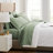 Southshore Fine Linens Southshore Basics Sheet Set in Dark Green, 100 GSM Double-Brushed Microfiber 16 Inch Deep Pocket Bedding with 1 Fitted Sheet, 1 Flat Sheet and 4 Pillowcases, Queen-1623684603-1623684489