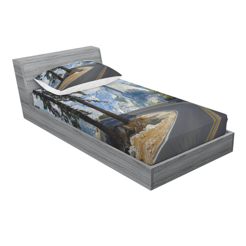 Microfiber Sheet Set, Twin Sheet Set with Fitted Sheet