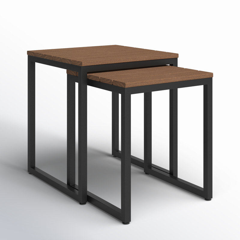 Townsend Nesting Side Table Set, Mahogany