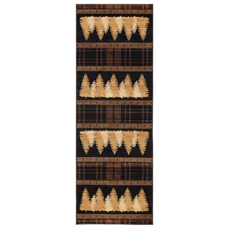 Embry Plaid Indoor Rug, Runner 2'7" x 7'4"