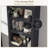 70" Farmhouse Bookshelf With Storage Cabinet