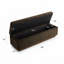 Banc de rangement en velours de 60 po de largeur Mid-Century avec base en bois massif-467269921