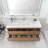 60'' Single Bathroom Vanity with Acrylic Top-47601372