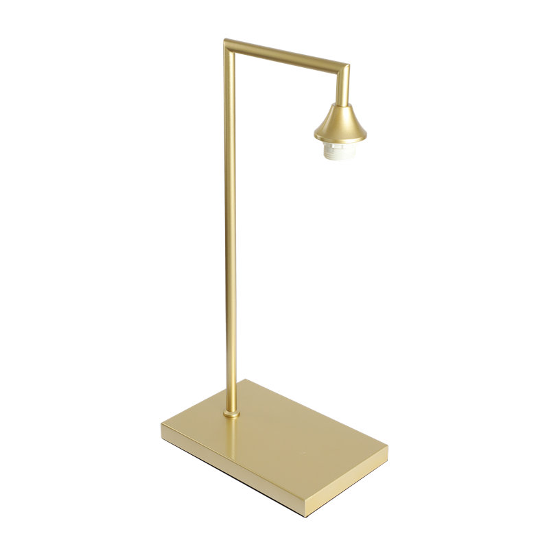Wang Metal Table Lamp, Silver, Gold