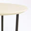 Table de bout ronde avec rangement ouvert