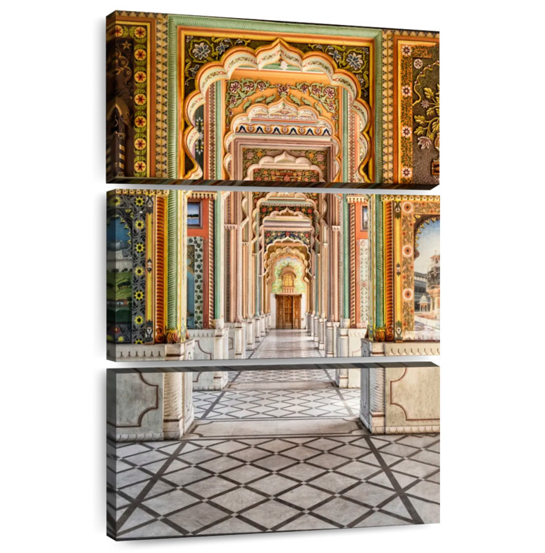 Cercle Lilie Jawahar à Jaipur, H 32 po x l 20 po