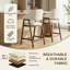 Tabouret de bar rembourré en bois massif-339600678-339600680