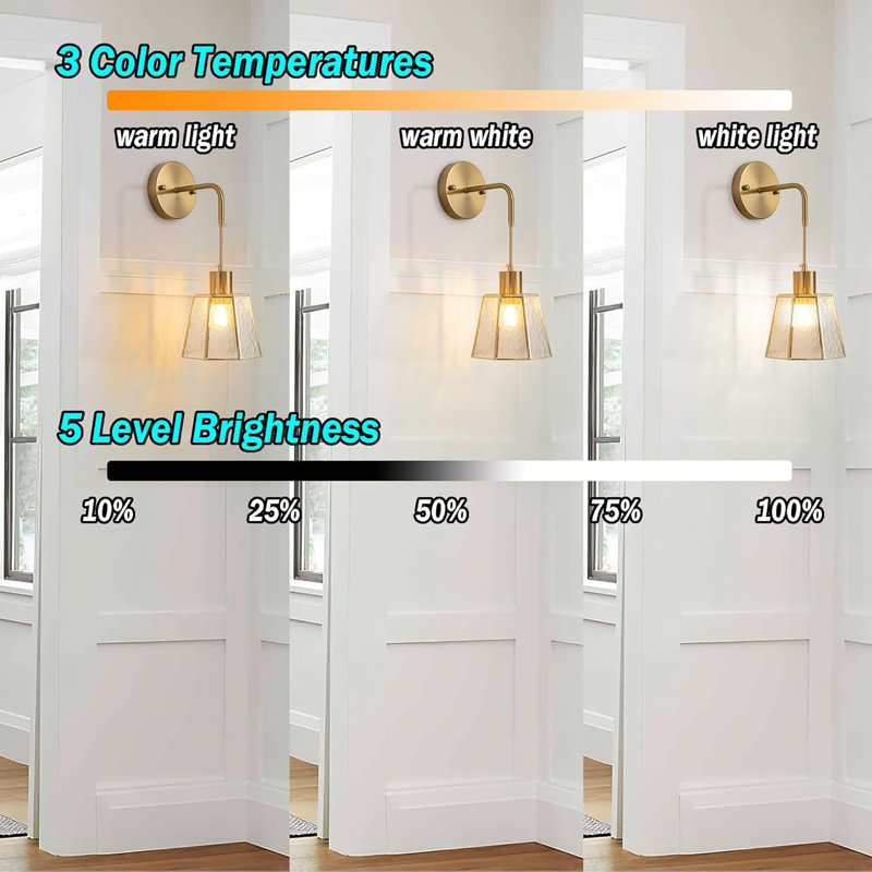 Rechargeable Battery Operated Wall Sconces Set Of 2 With Remote Control, RGB Colour Changing, 50+ Hours Battery Life, Easy Installation For Bedroom, Living Room, And More
