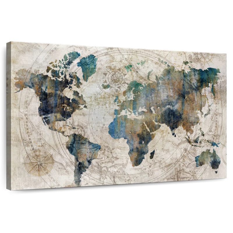 Aliaz Stained Celestial Map, 8" H x 12" W