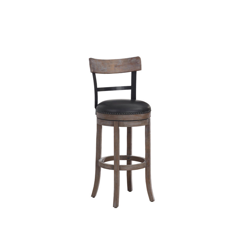 Swivel Upholstered Counter Stool, Counter Stool (26" Seat Height)