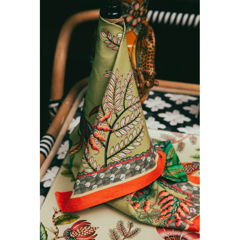 Hornbill Garden Tea Towel - Delta