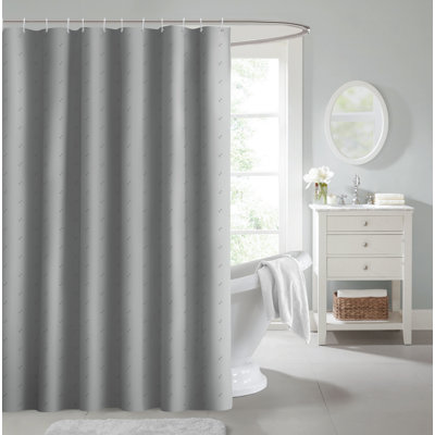 Raija Modern Dots Waterproof Polyester Shower Curtain