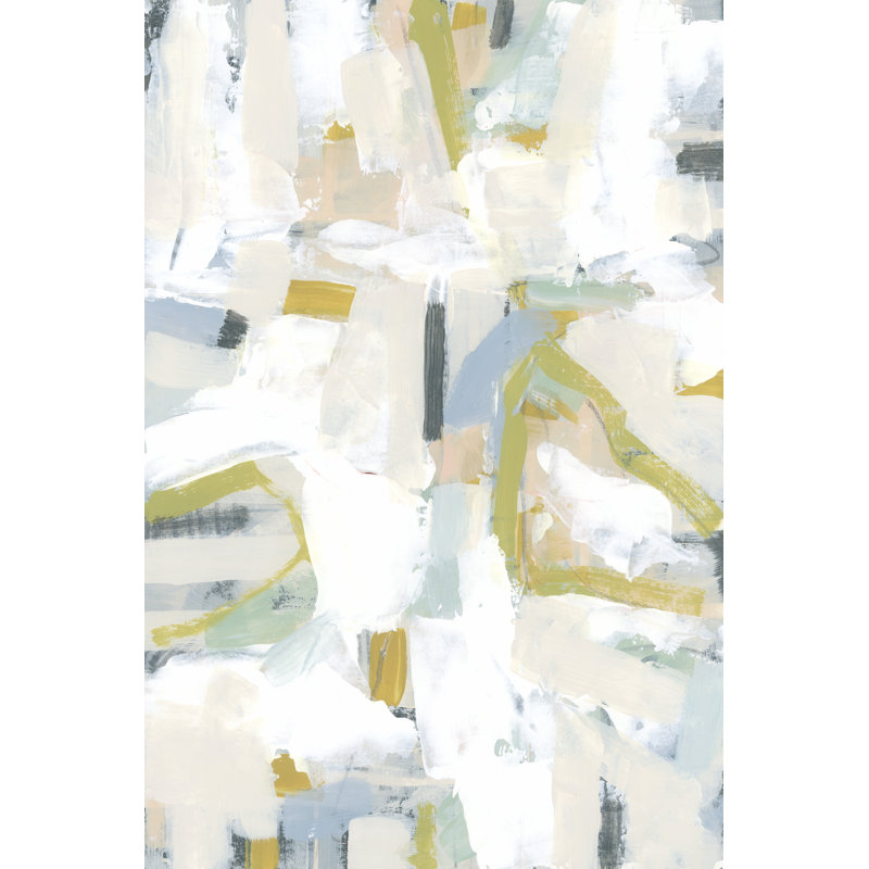 Interim III - Unframed Painting, 46cm H x 30cm W x 3.8cm D