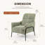 Modern Upholstered Accent Armchair-1334653720