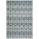 Tapis turquoise/bleu Northpoint