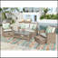 Canapé modulaire d'extérieur en osier avec repose-pieds et coussins 4 pièces-216158227