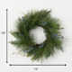 15" Faux Juniper Wreath