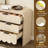 8 Drawer Dresser with Fluted Wave Panel