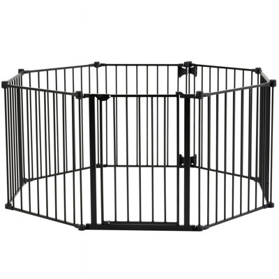 Barrière pour bébé pliable à 8 panneaux de 28 pouces de hauteur pour bébé Baby