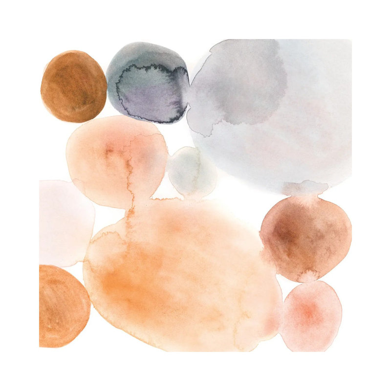 Marble Wash I by Victoria Barnes - Wrapped Canvas Painting, 45.72 cm H x 45.72 cm W