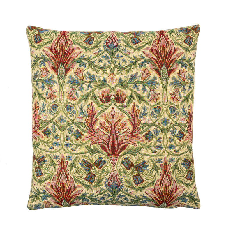 Morris Snakeshead Tapestry Cushion with Feather Filler 