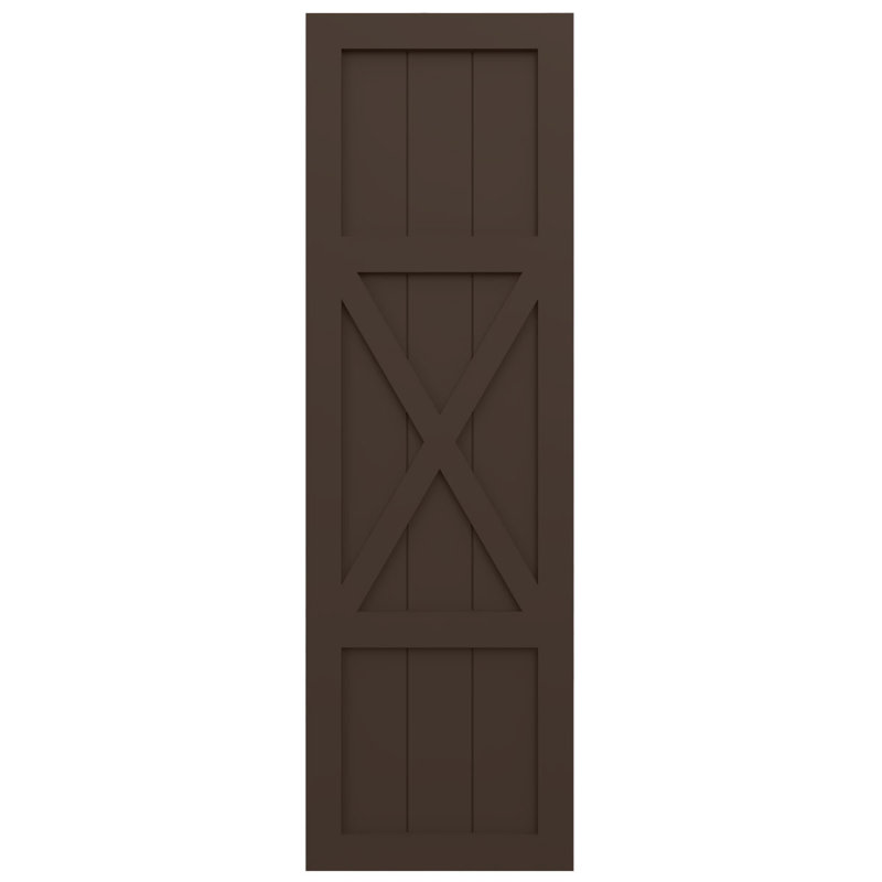 Volets de ferme EnduraCore, Brun raisin, L 15 po, 63"H
