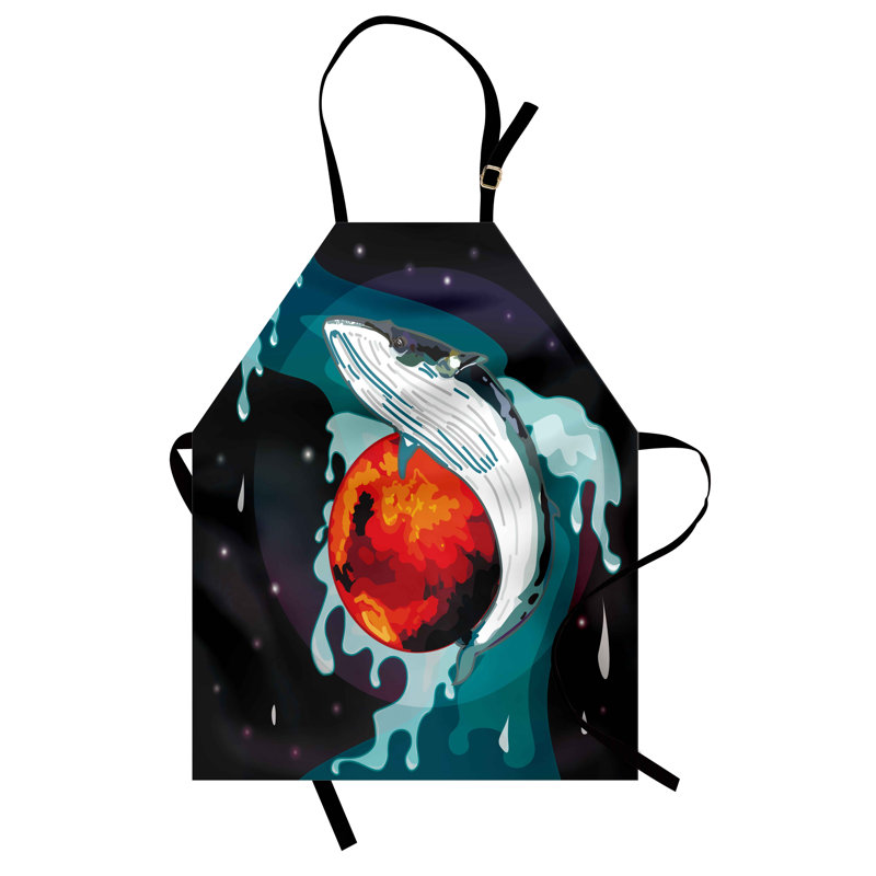 No Pattern Bib Apron