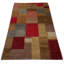 Tapis multicolore rectangulaire en coton / laine fait à la main 3 pi x 5 pi Orice