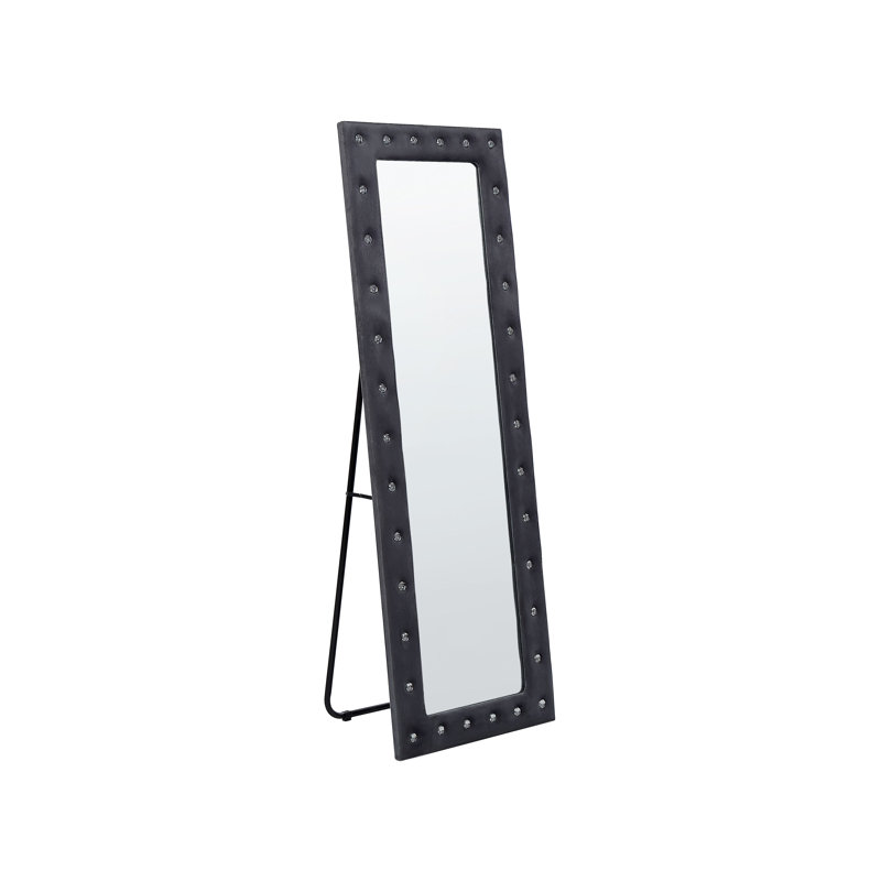 Aimee-Louise Flat Floor Mirror, Dark Grey