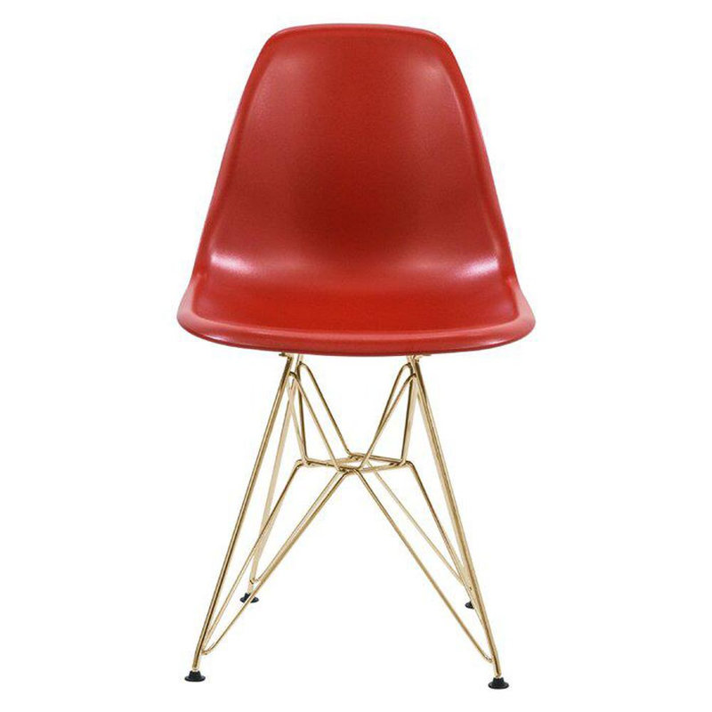 Chaise d'appoint Kvion, Rouge