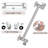 10" Square Rainfall & High Pressure Stainless Steel Bath Shower Head-126148511
