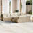 Vidaxl Garden Sofa Set Beige