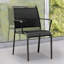 Chaise de patio empilable en teck Jonesville